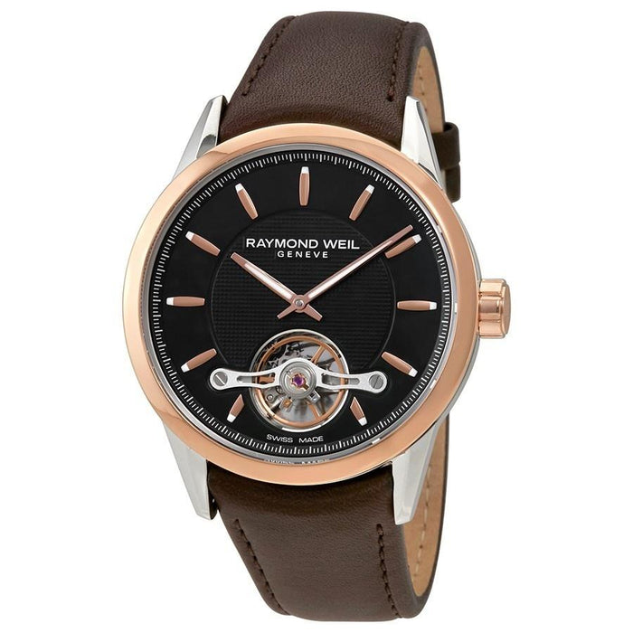 Raymond Weil Freelancer Automatic Automatic Brown Leather Watch 2780-SC5-20001 