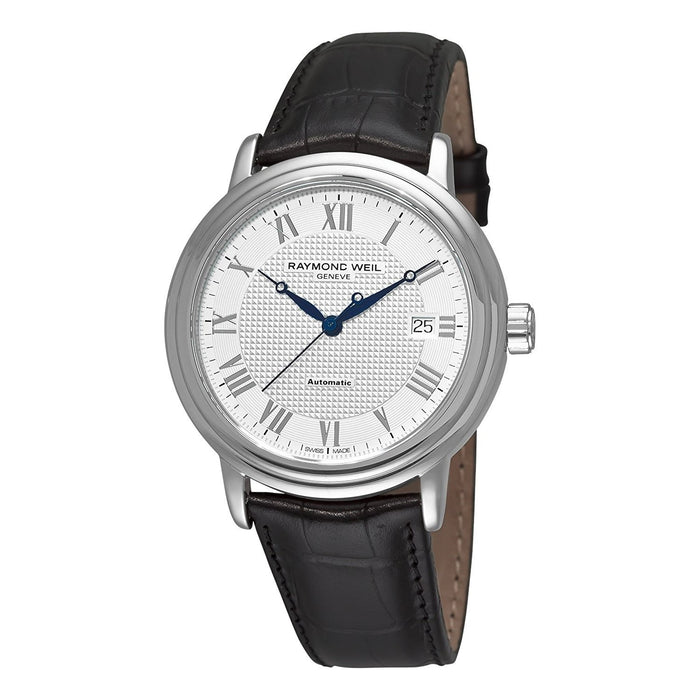 Raymond Weil Maestro Automatic Automatic Black Leather Watch 2837-STC-00308 