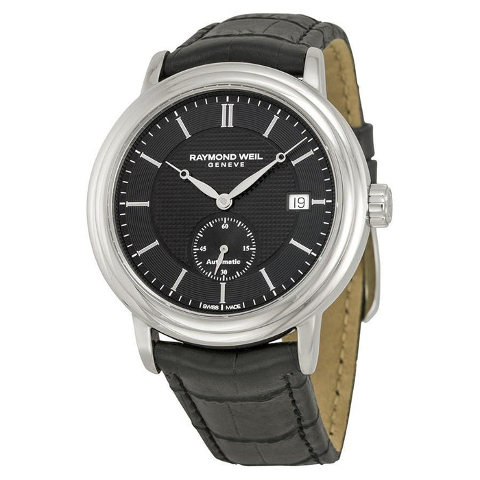 Raymond Weil Maestro Automatic Automatic Black Leather Watch 2838-STC-20001 