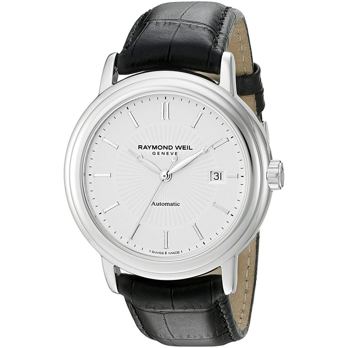 Raymond Weil Maestro Automatic Automatic Black Leather Watch 2847-STC-30001 