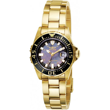 Invicta Women's 2962 Pro Diver Quartz 3 Hand Black Dial Watch