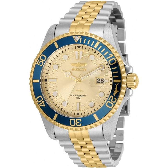 Invicta Men's 30617 Pro Diver Quartz 3 Hand Champagne Dial Watch