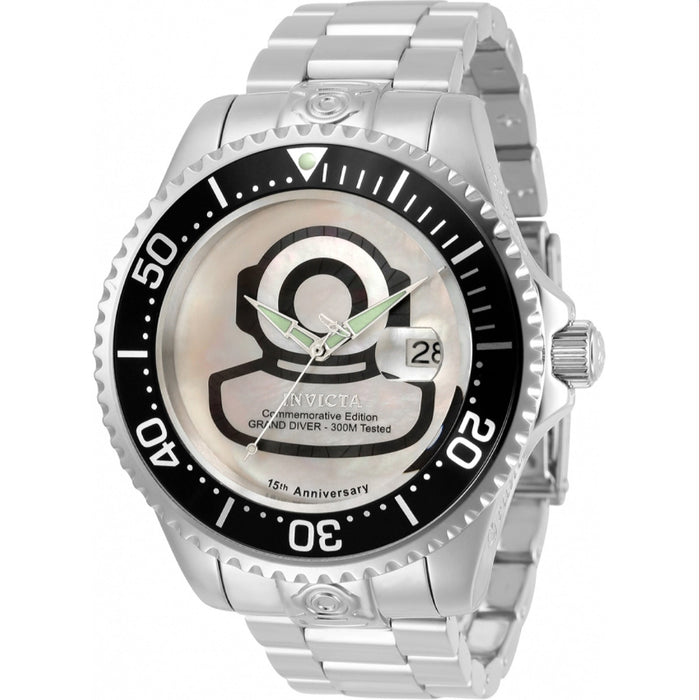 Invicta Men's 30654 Pro Diver Automatic 3 Hand Black, White Dial Watch