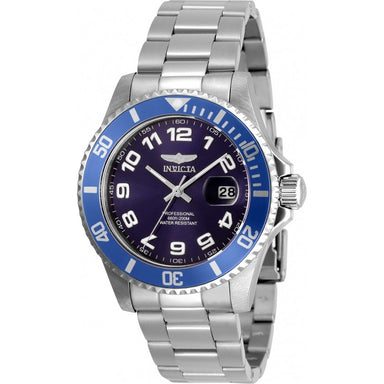 Invicta Men's 30691 Pro Diver Quartz 3 Hand Blue Dial Watch