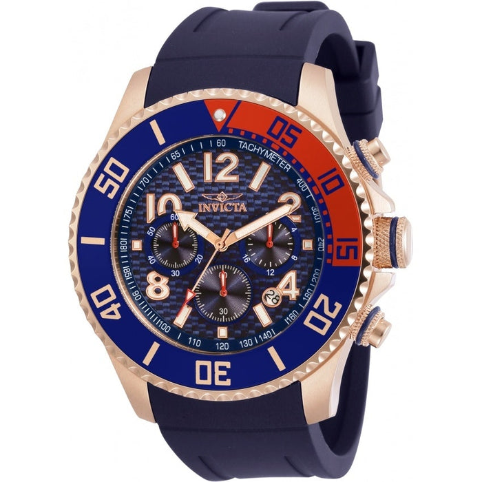 Invicta Men's 30986 Pro Diver Quartz 3 Hand Blue Dial Watch