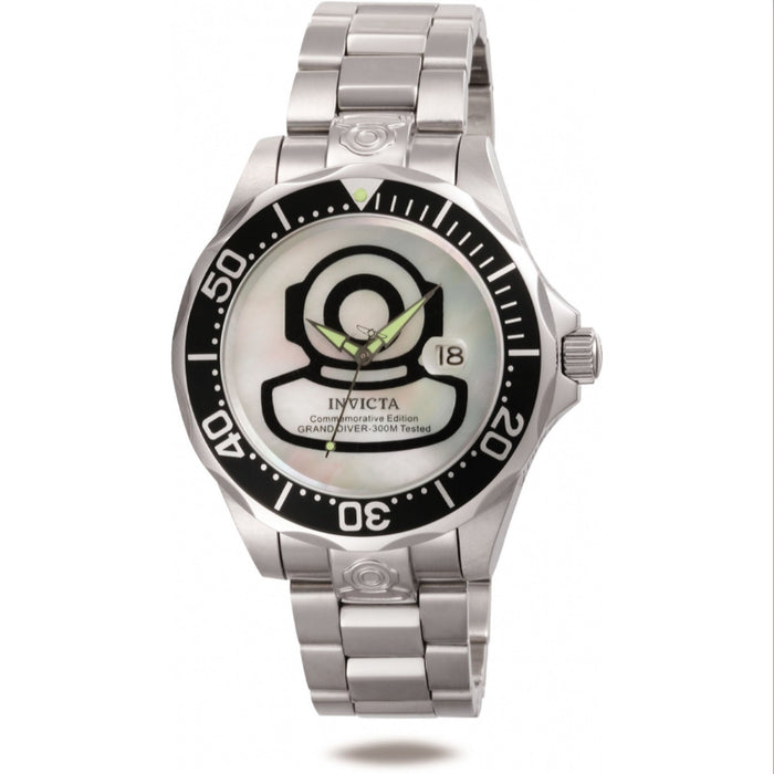 Invicta Men's 3196 Pro Diver Automatic 4 Hand Black, White Dial Watch