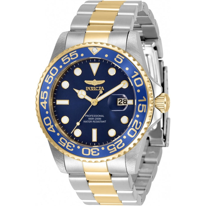Invicta Men's 33254 Pro Diver Quartz 3 Hand Blue Dial Watch