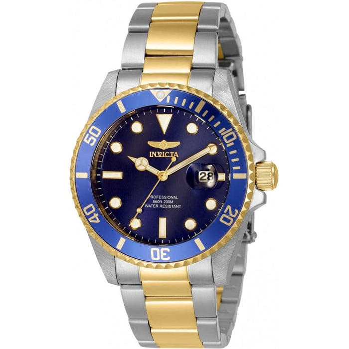 invicta Women's 33274 Pro Diver Quartz 3 Hand Blue Dial Watch