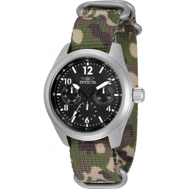 Invicta Women's 33628 Coalition Forces Quartz Chronograph Black Dial Watch