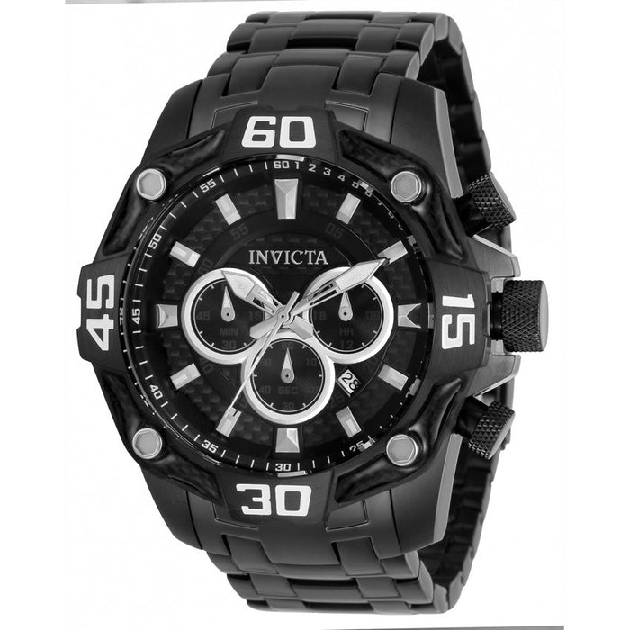 Invicta Men's 33852 Pro Diver Quartz Chronograph Black Dial Watch