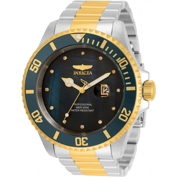 Invicta Men's 34151 Pro Diver Quartz 3 Hand Blue Dial Watch
