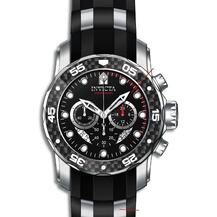 Invicta Men's 35414 Pro Diver Quartz Multifunction Black Dial Watch
