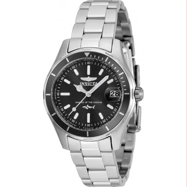Invicta Women's 35599 Pro Diver Quartz 3 Hand Black Dial Watch