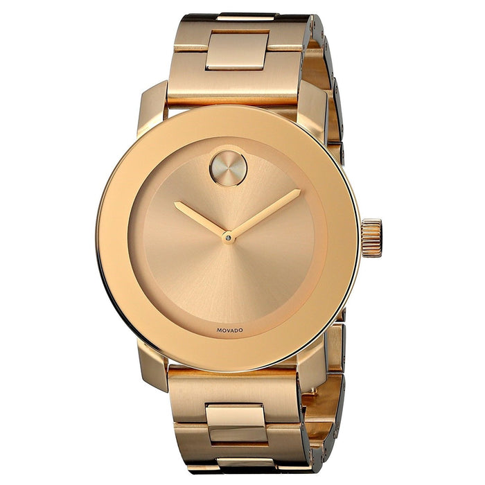 Movado Bold Quartz Gold-Tone Stainless Steel Watch 3600085 