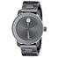 Movado Bold Quartz Diamond Black Stainless Steel Watch 3600103 