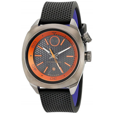 Movado Bold Quartz Black Silicone Watch 3600212 