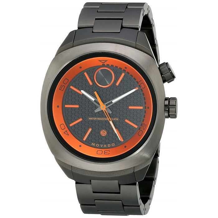 Movado Bold Quartz Black Stainless Steel Watch 3600213 