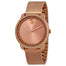 Movado Bold Quartz Rose-Tone Stainless Steel Watch 3600243 