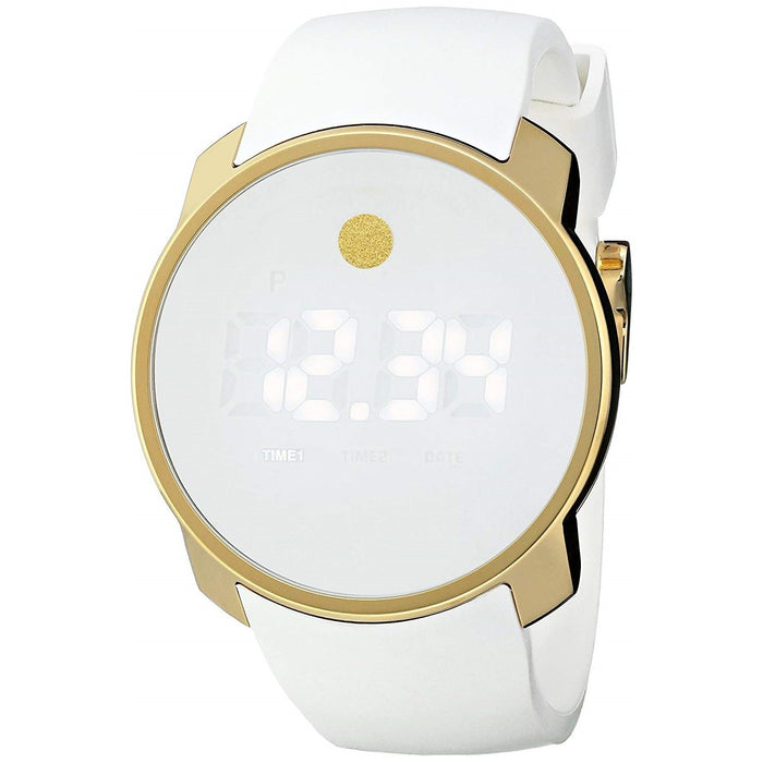 Movado Bold Quartz Digital White Silicone Watch 3600252 
