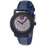Movado Bold Quartz Crystal Blue Leather Watch 3600263 