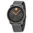 Movado Bold Quartz Black Stainless Steel Watch 3600325 