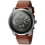 Movado Bold Quartz Chronograph Brown Leather Watch 3600367 