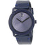 Movado Bold Quartz Blue Leather Watch 3600370 