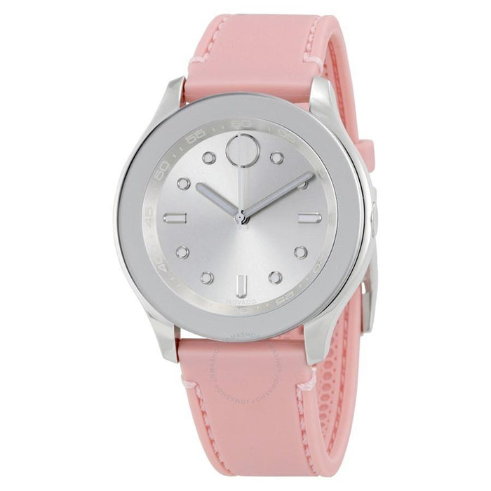 Movado Bold Quartz Pink Leather Watch 3600414 