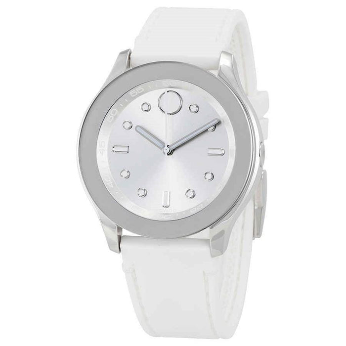 Movado Bold Quartz White Silicone Watch 3600419 