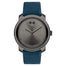 Movado Bold Quartz Blue Suede Watch 3600454 