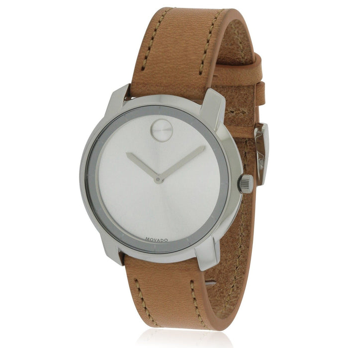 Movado Bold Quartz Brown Leather Watch 3600473 