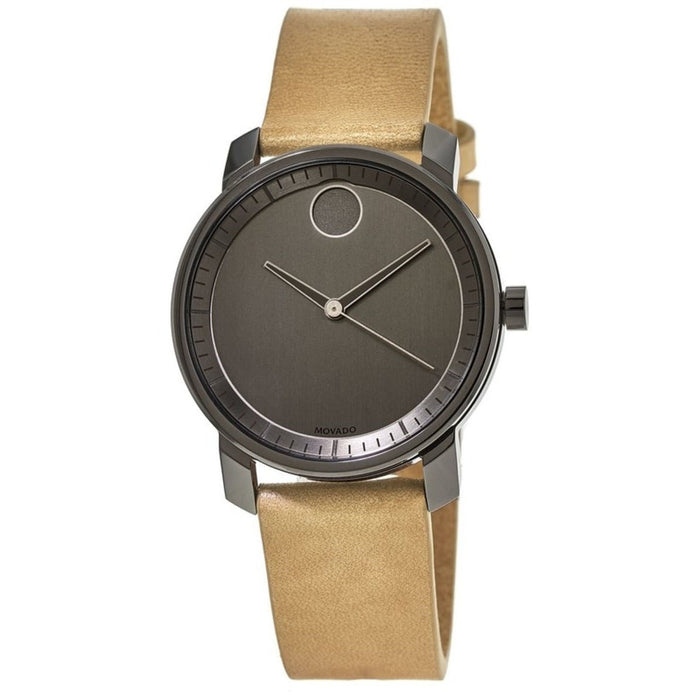 Movado Bold Quartz Brown Leather Watch 3600487 