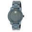 Movado Bold Quartz Blue Stainless Steel Watch 3600494 