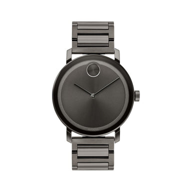 Movado Bold  Quartz Black Stainless Steel Watch 3600509 