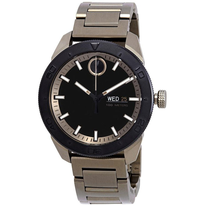 Movado Bold Quartz Grey Stainless Steel Watch 3600511 