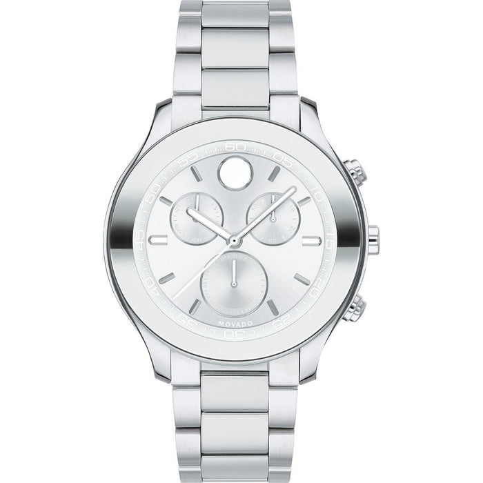 Movado Bold Quartz Chronograph Stainless Steel Watch 3600545 