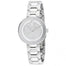 Movado Bold Quartz Crystal Pave Stainless Steel Watch 3600567 
