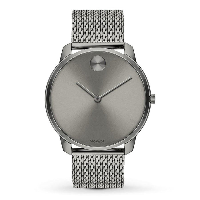Movado Bold Quartz Grey Stainless Steel Watch 3600599 