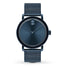 Movado Bold Quartz Blue Stainless Steel Watch 3600610 