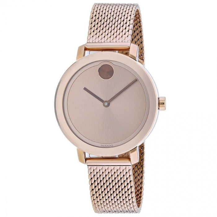 Movado Bold Quartz Gold-Tone Stainless Steel Watch 3600654 