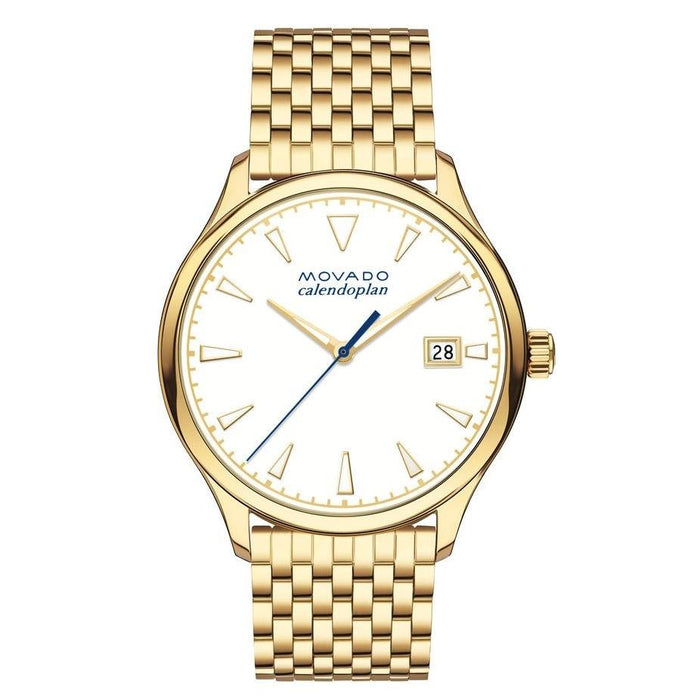 Movado Heritage Quartz Gold-Tone Stainless Steel Watch 3650046 