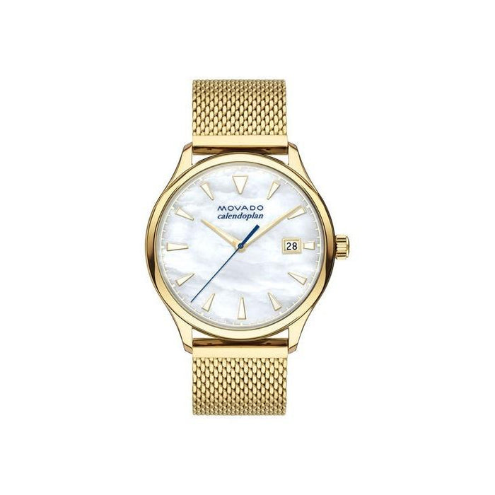 Movado Heritage Quartz Gold-Tone Stainless Steel Watch 3650089 