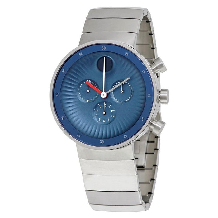 Movado Edge Quartz Chronograph Stainless Steel Watch 3680010 