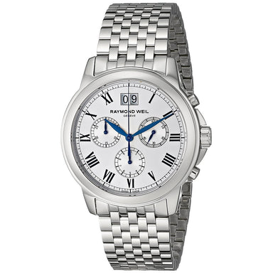 Raymond Weil Tradition Quartz Chronograph Stainless Steel Watch 4476-ST-00650 
