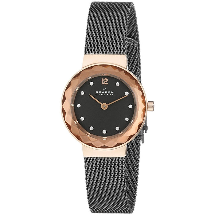 Skagen Leonora Quartz Crystal Stainless Steel Watch 456SRM 