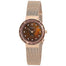 Skagen Leonora Quartz Crystal Rose-Tone Stainless Steel Watch 456SRR1 
