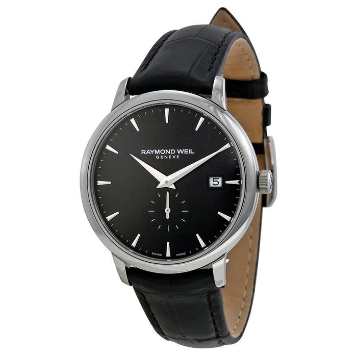 Raymond Weil Toccata Quartz Black Leather Watch 5484-STC-20001 