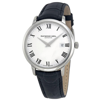 Raymond Weil Toccata Quartz Black Leather Watch 5488-STC-00300 
