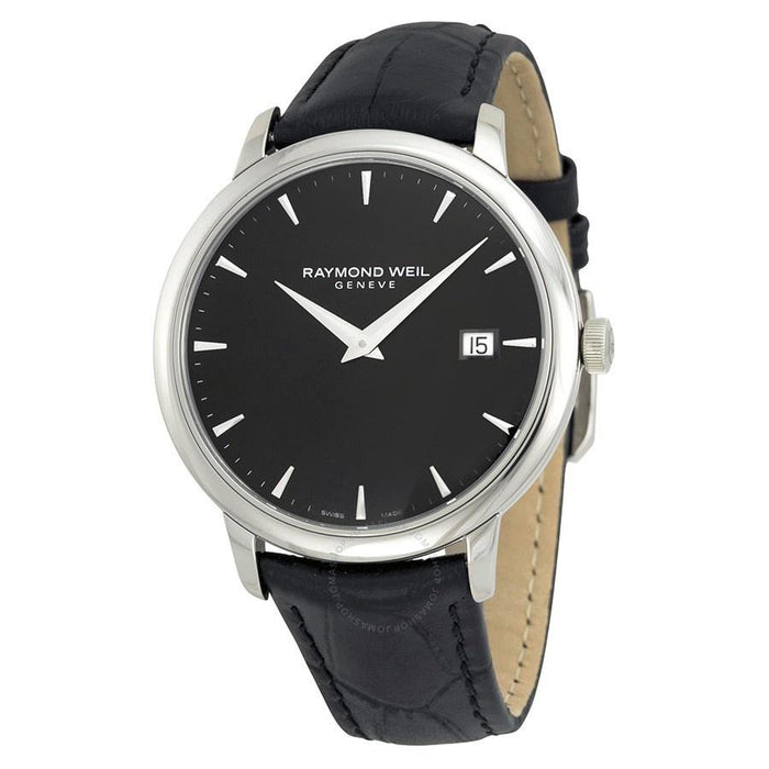 Raymond Weil Toccata Quartz Black Leather Watch 5488-STC-20001 