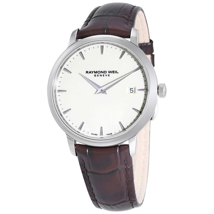 Raymond Weil Tradition Quartz Brown Leather Watch 5488-STC-40001 